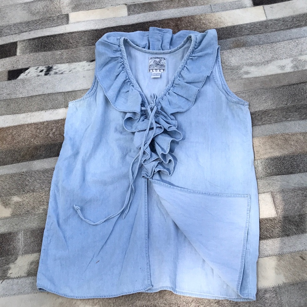 Andrew’s Blues lean blouse Sz L